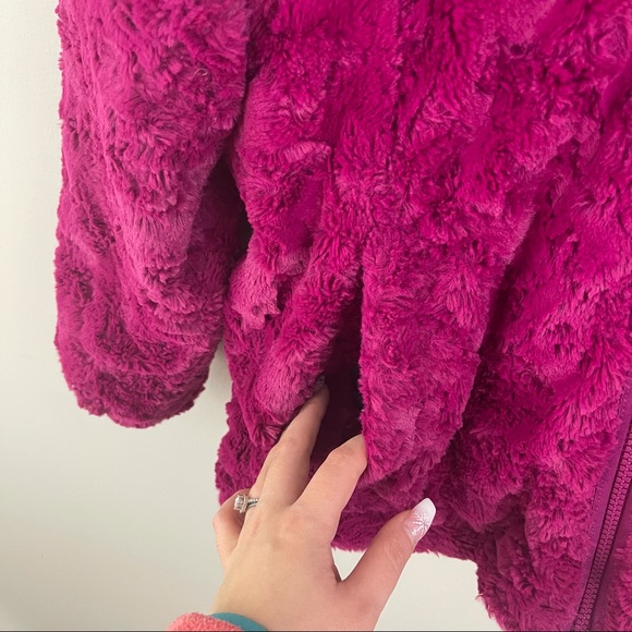 THE NORTH FACE Roxbury Pink Butterfly Camo Reversible Mossbud Swirl Jacket - Picture 12 of 12